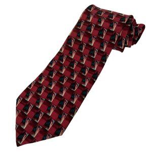 Molecular Expressions By Stonehenge Silk Tie Red Amaretto Under Microscope USA